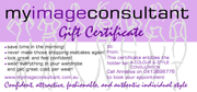 Image Consultant Gift Certificate