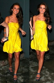 yellow dress